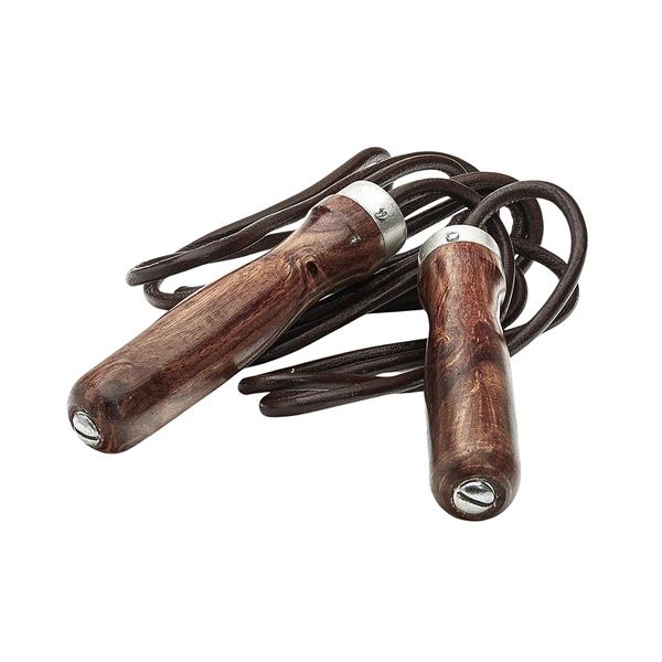 RETRO Heritage Brown Leather Jump Rope